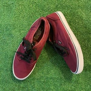 Vans Atwood Oxblood/White Canvas size 13 USED